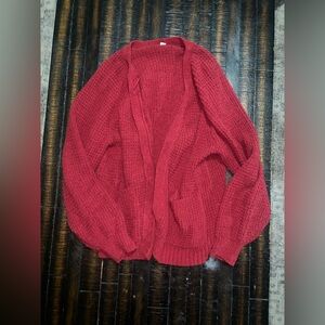 Cozy Red American Eagle Women's Sweater